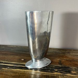Very heavy metal vase